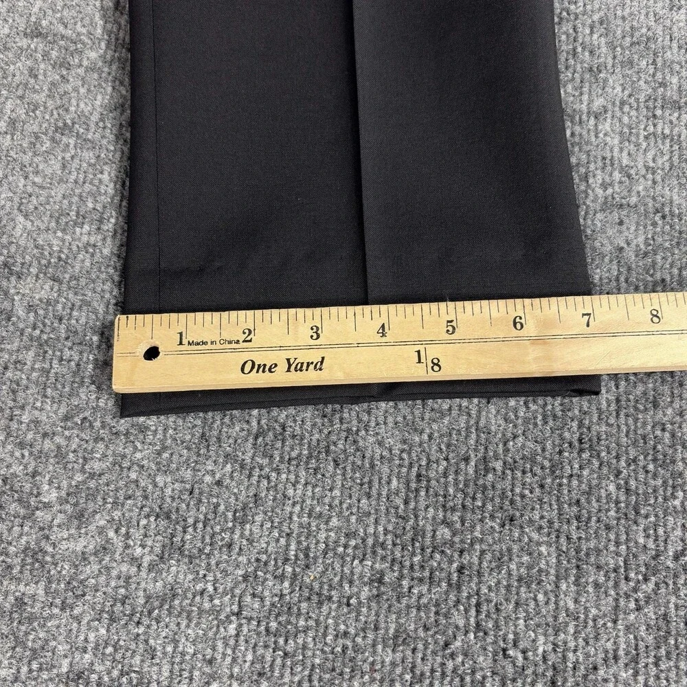 Prada Dress Pants Mens 32x32 EU 48 Black Tela Mohair Wool Slim Fit Italy